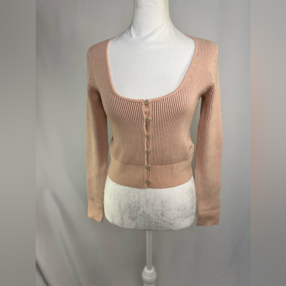 NEW / j.crew Scoopneck stretch cardigan top - Picture 2 of 7